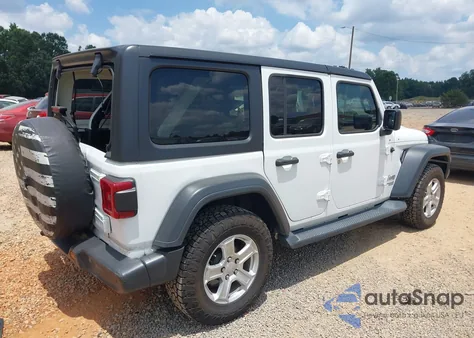 2018 Jeep Wrangler Unlimited Sport S 4X4 from USA, damaged, VIN 1C4HJXDG7JW112339